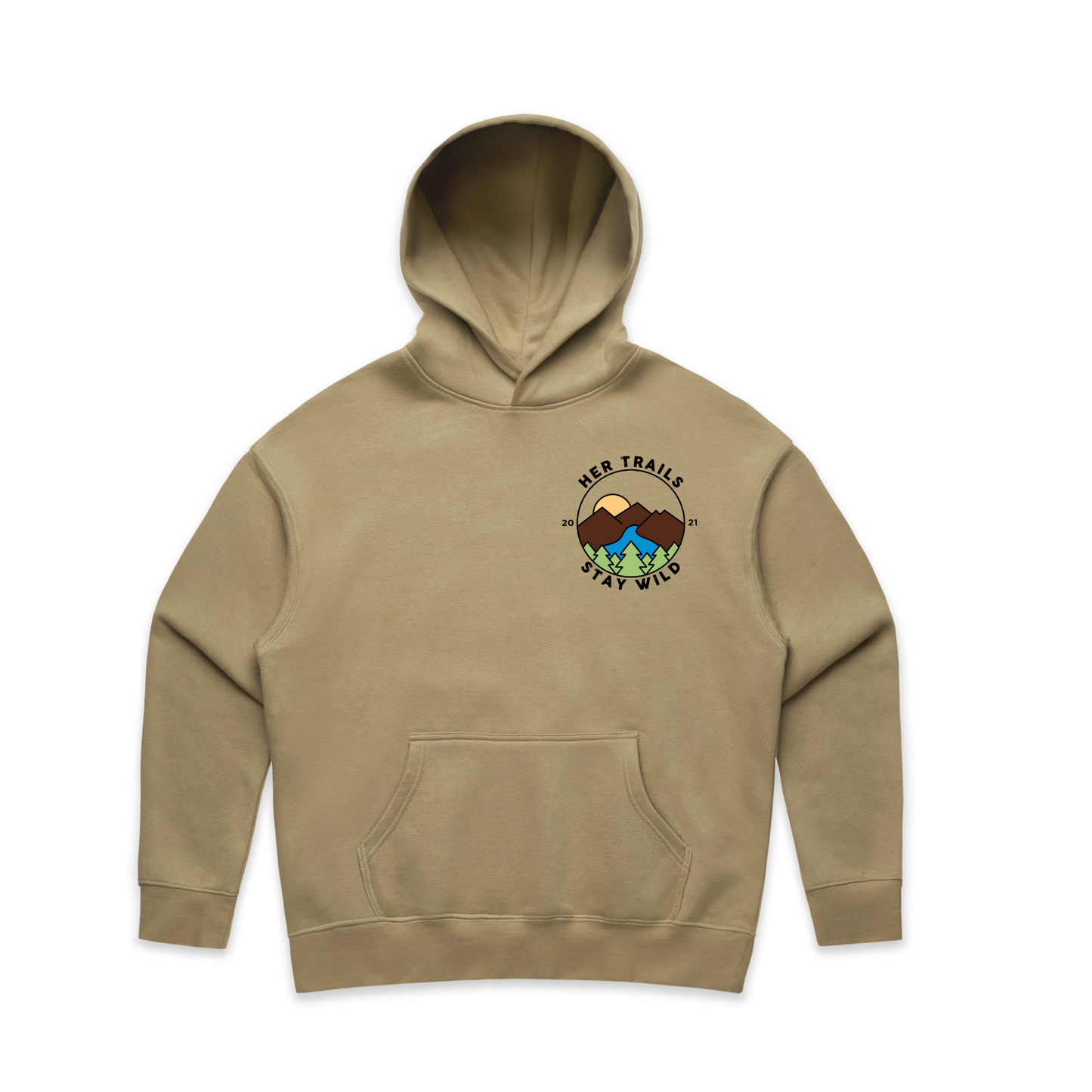 BRC 'Stay Wild' Adventure Hoodie (Sand)