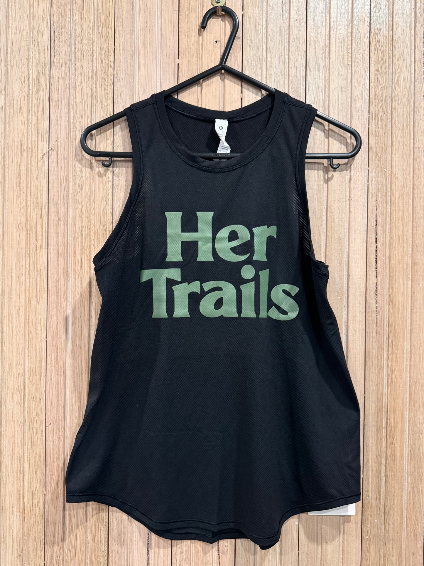 Her Trails x Lululemon High Neck Run Tank