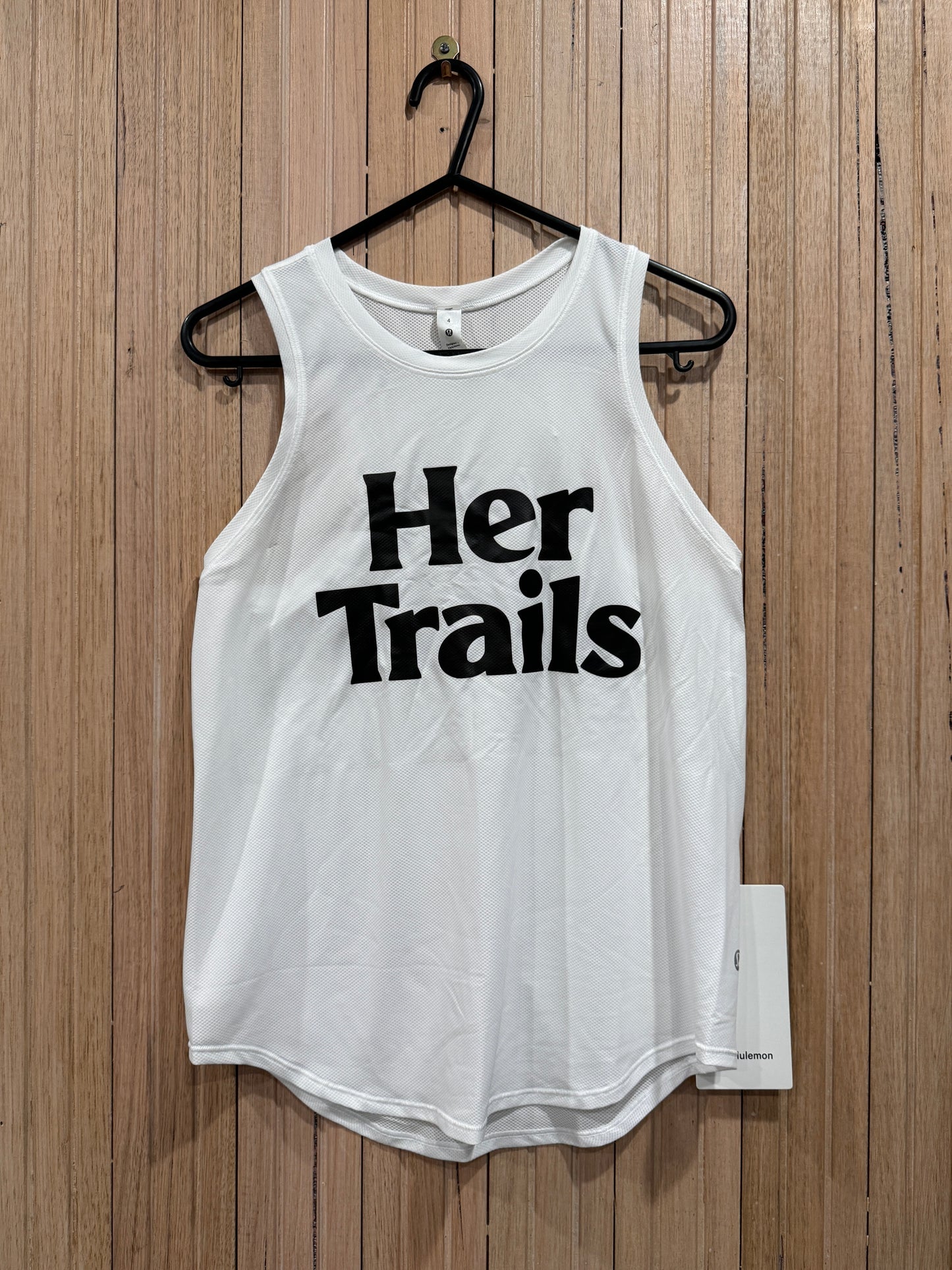 Her Trails x Lululemon High Neck Run Tank