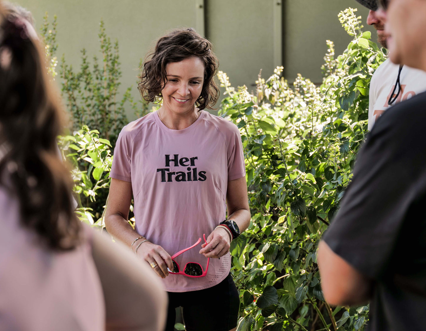 Her Trails x Lululemon Pink Technical Top (UVP)