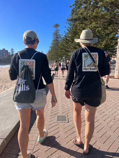 Her Trails Long Sleeve top - Unisex (black)