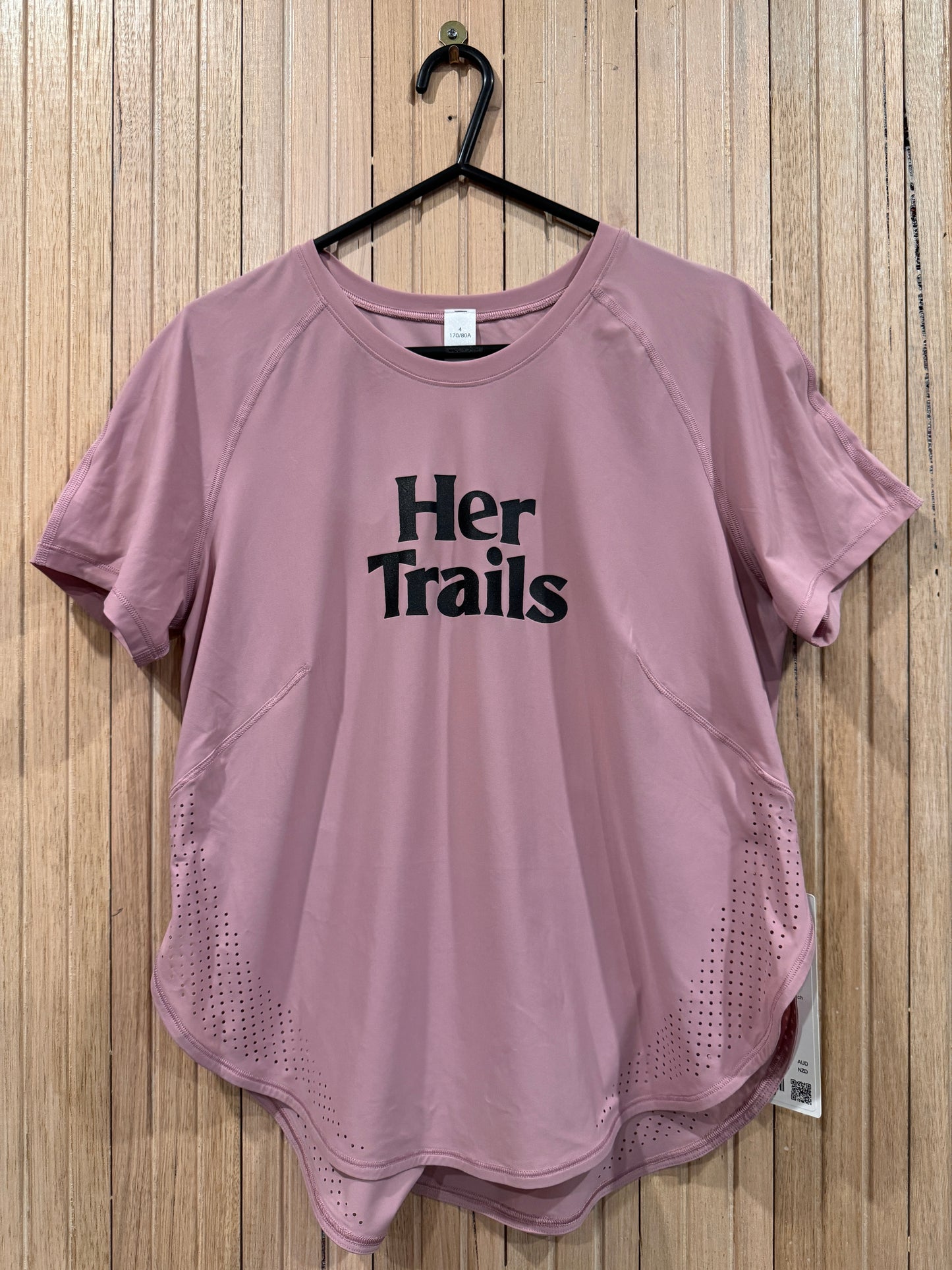 Her Trails x Lululemon Pink Technical Top (UVP)