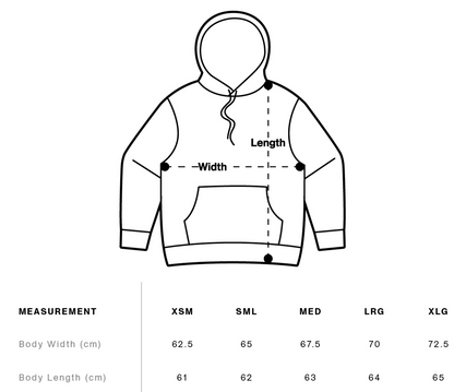 BRC HT Luxe Oversized Hoodie (puffed ink)